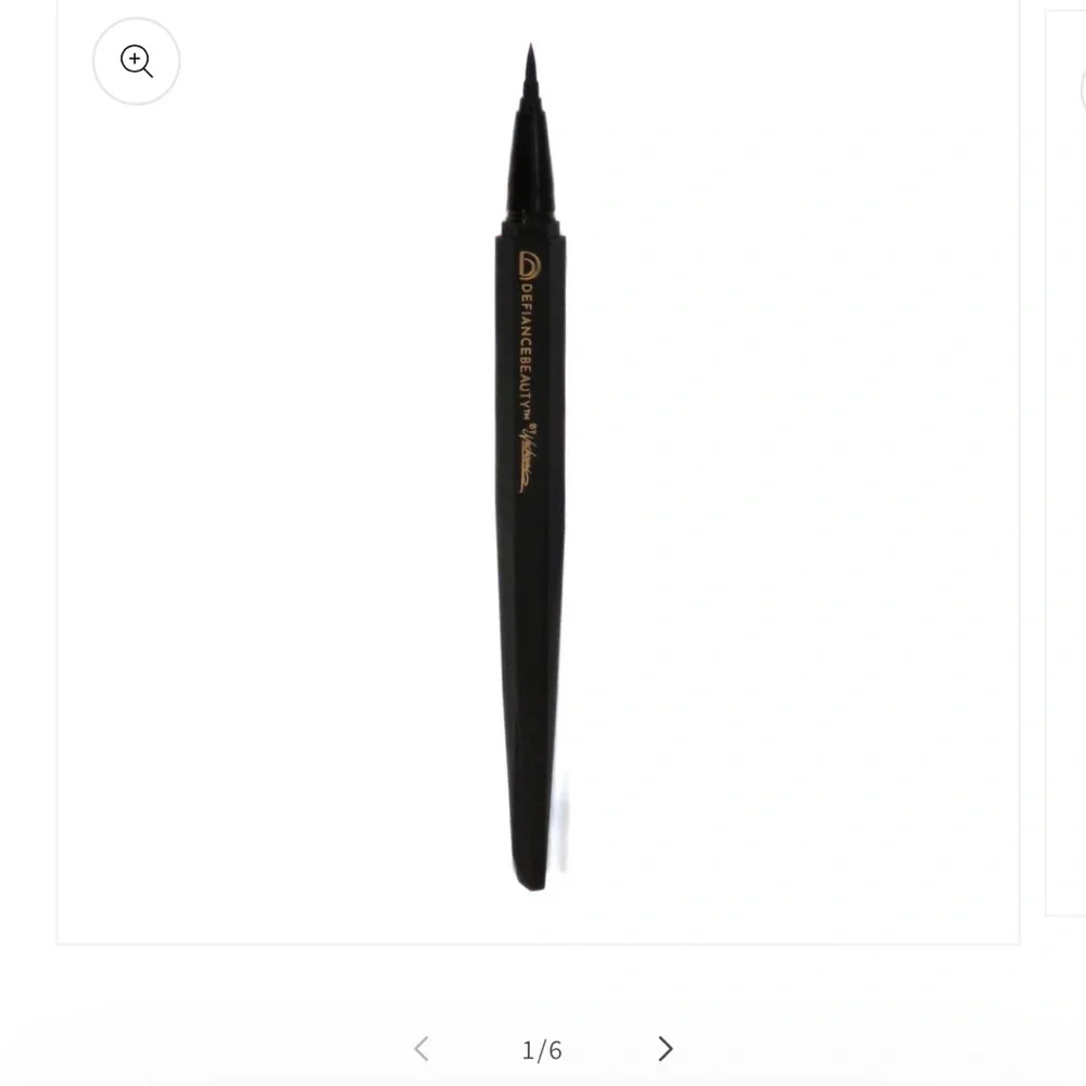 Defiance Beauty infinity liquid eyeliner carbon black new in box vegan